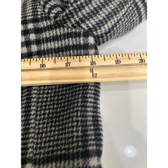 Gap Jacket Plaid SZS Black/White Button Front Casual Streetwear Layering Classic - Picture 10 of 11